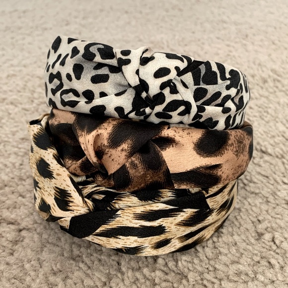 Accessories - Bundle of 3 leopard print headbands